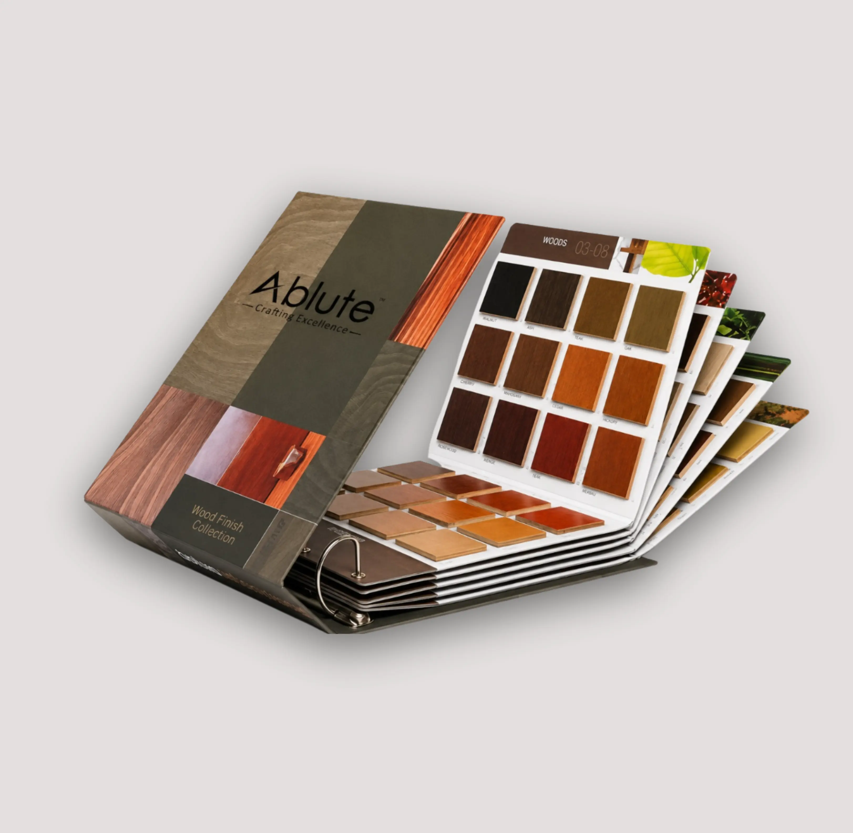 Wood Finish Display Binder